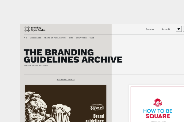 The branding guideline archive from branding style guides